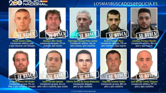 La Policía necesita tu ayuda para localizar a estos diez peligrosos fugitivos